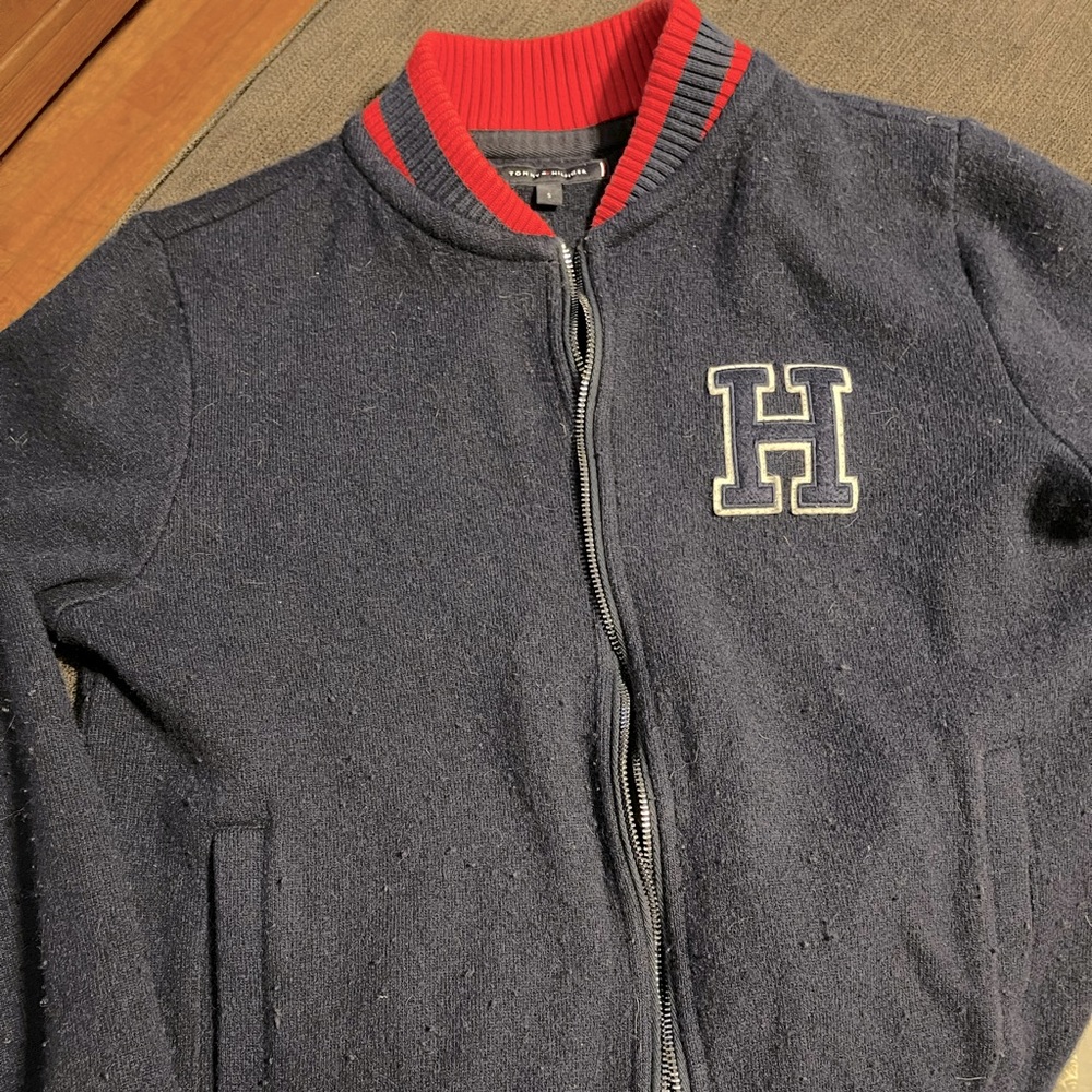 Tommy Hilfiger varsity style sweater Small